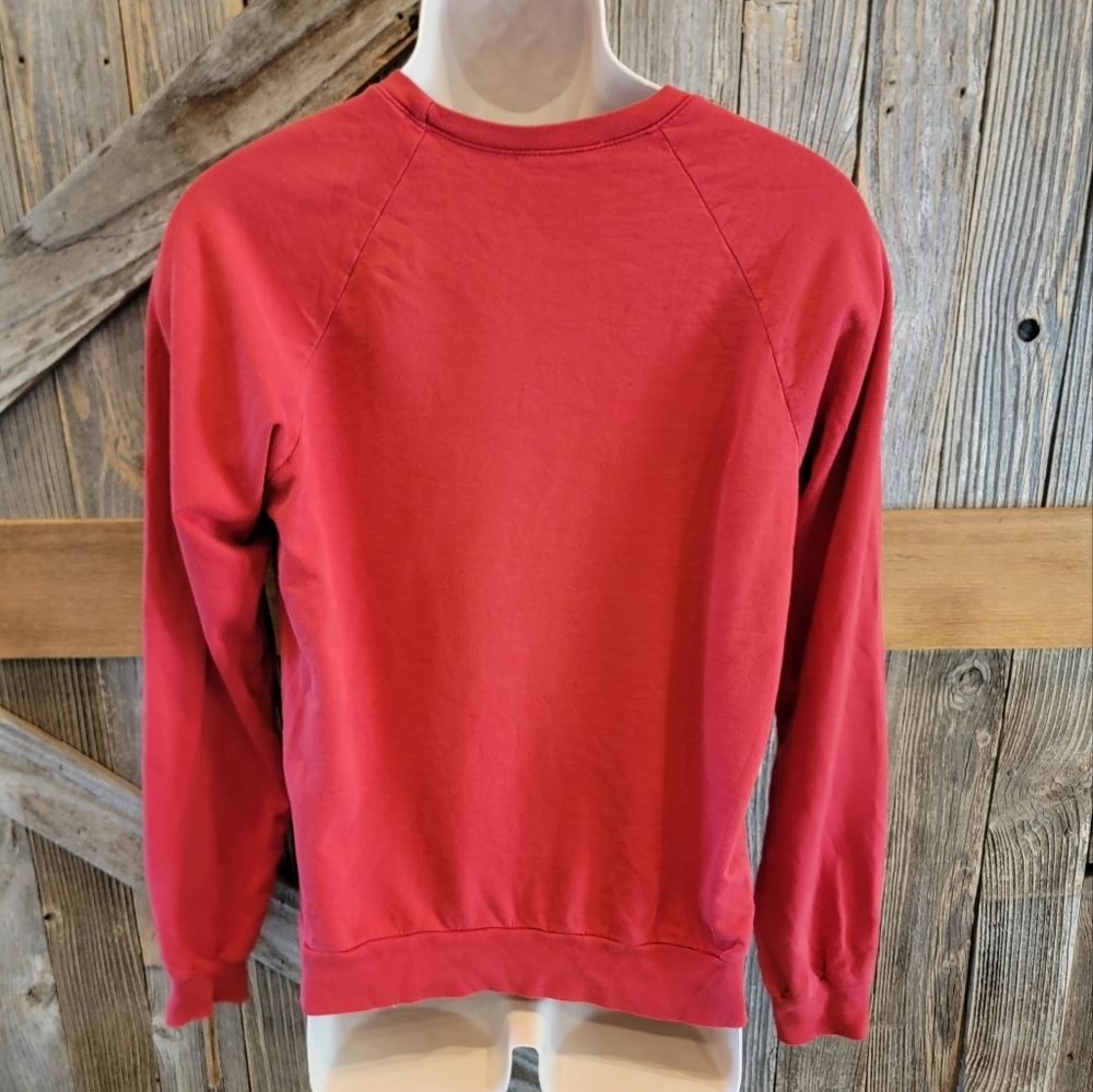 Nike SB Crewneck Sweater red Size Medium M Center Swoosh USA made soft warm - Picture 3 of 9